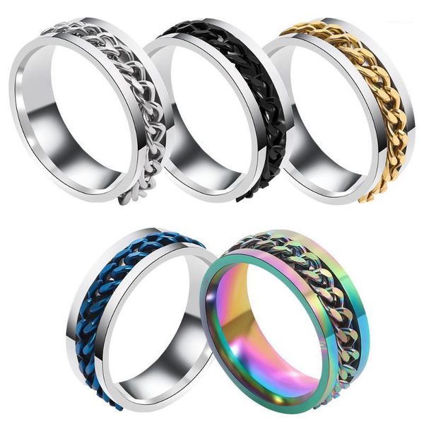 cluster rings spinner chain ring men bottle opener stainless steel not fade gold black blue color rotatable links reliever stress jewelry1, Golden;silver
cluster rings spinner chain ring men bottle opener stainless steel not fade gold black blue color rotatable links reliever stress jewelry1, Golden;silver