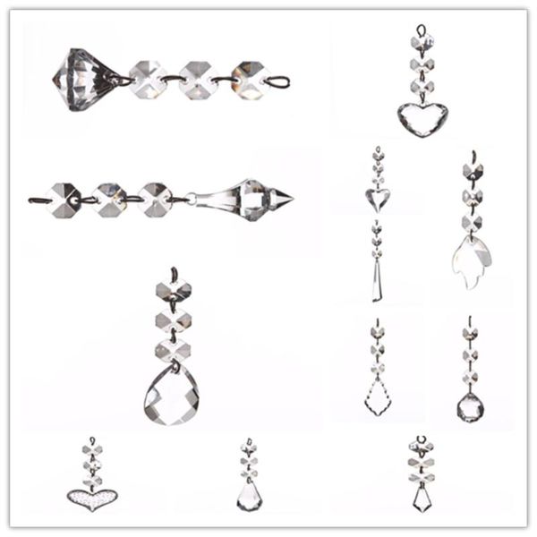 30pcs clear acrylic crystal diamond octangle beads pendant strand curtain wedding party decoration hanging light drop ornament
30pcs clear acrylic crystal diamond octangle beads pendant strand curtain wedding party decoration hanging light drop ornament