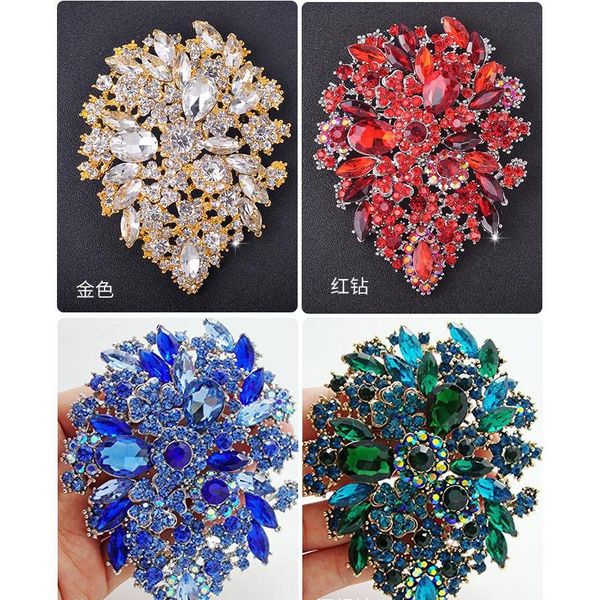 new bridal brooches pin large colorful rhinestone crystal flower big brooch bouquet wedding jewelry bes jllugx yy_dhhome, Gray
new bridal brooches pin large colorful rhinestone crystal flower big brooch bouquet wedding jewelry bes jllugx yy_dhhome, Gray