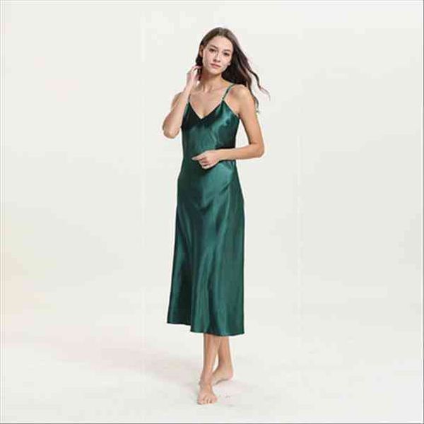 daeyard womens nightgown silk spaghetti straps nightdress solid sleepshirt long summer dress sleepwear elegant homedress, Black;red
daeyard womens nightgown silk spaghetti straps nightdress solid sleepshirt long summer dress sleepwear elegant homedress, Black;red