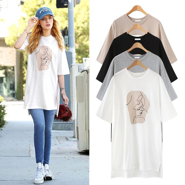 brand short sleeve - t-shirt short sleeve women's summer new korean version of large size women's loose versatile jacket half slee, White
brand short sleeve - t-shirt short sleeve women's summer new korean version of large size women's loose versatile jacket half slee, White