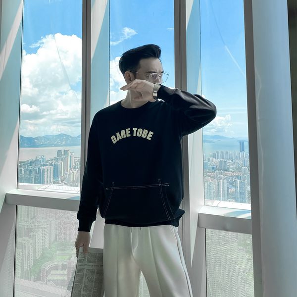 daio ethan korean men's autumn long sleeve t-shirt bottoming shirt crew neck casual letter sweater
daio ethan korean men's autumn long sleeve t-shirt bottoming shirt crew neck casual letter sweater