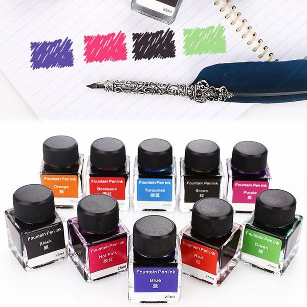 10 цветов fountain pen glass ink 10 красочных ink неуглеродного креатив рисования картины новизна стьюдент канцелярского, Black;red
10 цветов fountain pen glass ink 10 красочных ink неуглеродного креатив рисования картины новизна стьюдент канцелярского, Black;red