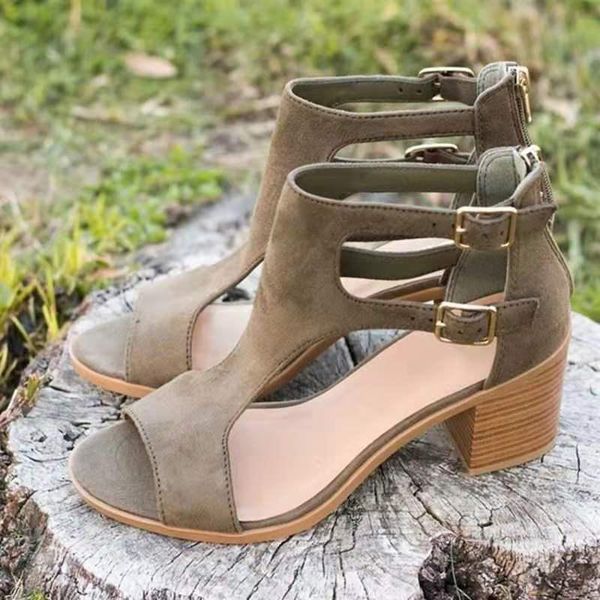 women sandals female solid buckle strap shoes lady fashion solid women high heels women's summer beach footwear plus size 43, Black
women sandals female solid buckle strap shoes lady fashion solid women high heels women's summer beach footwear plus size 43, Black