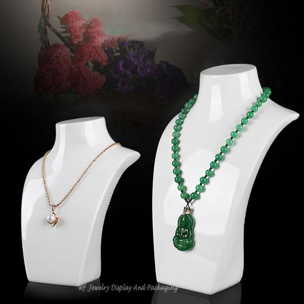 white cream resin necklace display mannequin pendant show rack jewelry display stand bust portrait necklace holder, Pink;blue
white cream resin necklace display mannequin pendant show rack jewelry display stand bust portrait necklace holder, Pink;blue