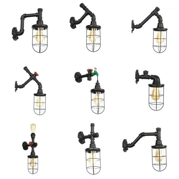 retro industrial wall lamp steam punk iron light e27 vintage water pipe lamps home indoor sconce lights bar arts decoration1
retro industrial wall lamp steam punk iron light e27 vintage water pipe lamps home indoor sconce lights bar arts decoration1
