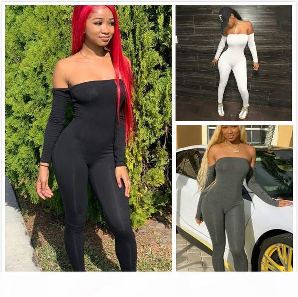 women jumpsuit romper black long sleeve bodysuit off shoulder elegant casual sportswear jogging nightclub clothing 818, Gray
women jumpsuit romper black long sleeve bodysuit off shoulder elegant casual sportswear jogging nightclub clothing 818, Gray