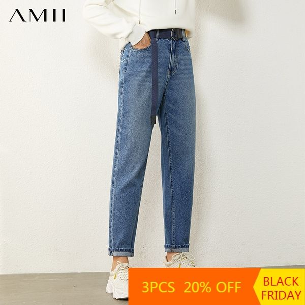 amii minimalism winter causal jeans for women fashion cotton high waist straight blue women's pants female trousers 12070550 lj201127
amii minimalism winter causal jeans for women fashion cotton high waist straight blue women's pants female trousers 12070550 lj201127