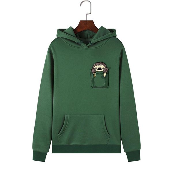 singrain fashion women print hooded sweatshirt oversized pocket cartoon sloth warm pullover ladies large size streetwear hoodies, Black
singrain fashion women print hooded sweatshirt oversized pocket cartoon sloth warm pullover ladies large size streetwear hoodies, Black