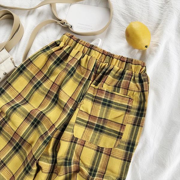 желтый vintage plaid японский harajuku летние брюки женщины повседневная drawstring лодыжки длина сыпучие wide leg хлопок брюки, Black;white
желтый vintage plaid японский harajuku летние брюки женщины повседневная drawstring лодыжки длина сыпучие wide leg хлопок брюки, Black;white