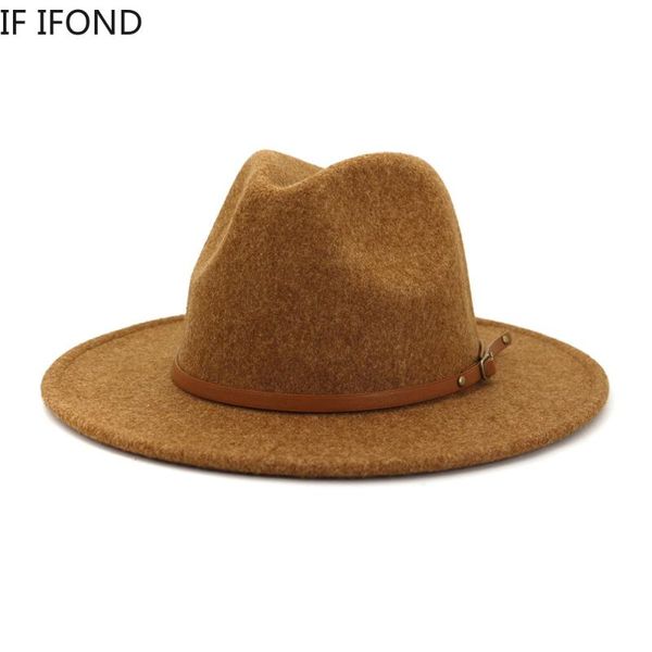 2021 new spring fashion wool fedoras for women men wide brim gentleman elegant jazz cap chapeau femme, Blue;gray
2021 new spring fashion wool fedoras for women men wide brim gentleman elegant jazz cap chapeau femme, Blue;gray
