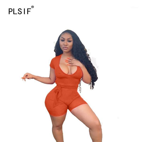 deep v-neck short sleeve lady summer lace-up playsuits beach style tight shorts sports catsuits1, Black;white
deep v-neck short sleeve lady summer lace-up playsuits beach style tight shorts sports catsuits1, Black;white
