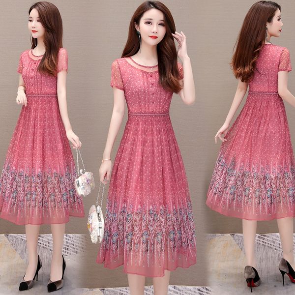 2020 summer new summer font cover font cover belly show thin korean printed dress women's fashion temperament young broad wife a-line s, Black;gray
2020 summer new summer font cover font cover belly show thin korean printed dress women's fashion temperament young broad wife a-line s, Black;gray