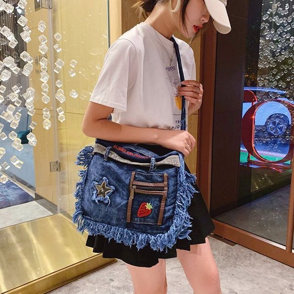 2020 casual fashion denim women bag embroidered jeans totes women shoulder bags women's tote bag cowboy messenger bags c1103
2020 casual fashion denim women bag embroidered jeans totes women shoulder bags women's tote bag cowboy messenger bags c1103