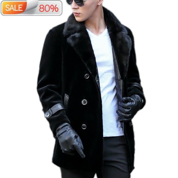 осень зима настоящих мужчин овец shearling куртка воротник длинные пальто плюс размер мужской jackets1710 b2a39, Black
осень зима настоящих мужчин овец shearling куртка воротник длинные пальто плюс размер мужской jackets1710 b2a39, Black