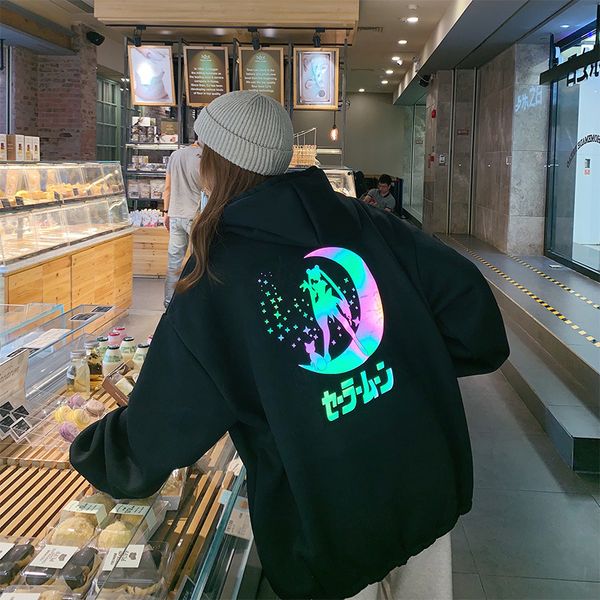 anime sailor moon women reflective hoodies streetwear hooded sweatshirt for ladies hoddies loose hip hop teen girl sailormoon, Black
anime sailor moon women reflective hoodies streetwear hooded sweatshirt for ladies hoddies loose hip hop teen girl sailormoon, Black