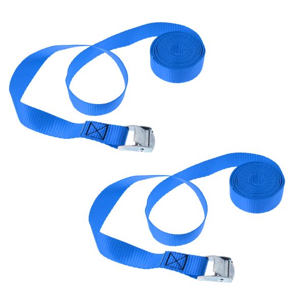2pcs/set blue 5m 25mm cam buckle roof rack tie down strap - kayak/canoe/boat/trailer/sup/surfboard/cargo/truck
2pcs/set blue 5m 25mm cam buckle roof rack tie down strap - kayak/canoe/boat/trailer/sup/surfboard/cargo/truck