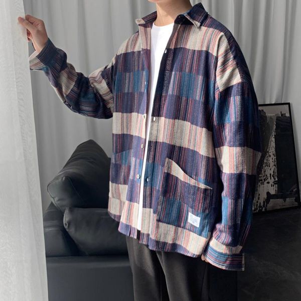 men's casual shirts 2021 spring and autumn youth couple plaid long-sleeved shirt fashion loose large size coat jacket -2xl, White;black
men's casual shirts 2021 spring and autumn youth couple plaid long-sleeved shirt fashion loose large size coat jacket -2xl, White;black