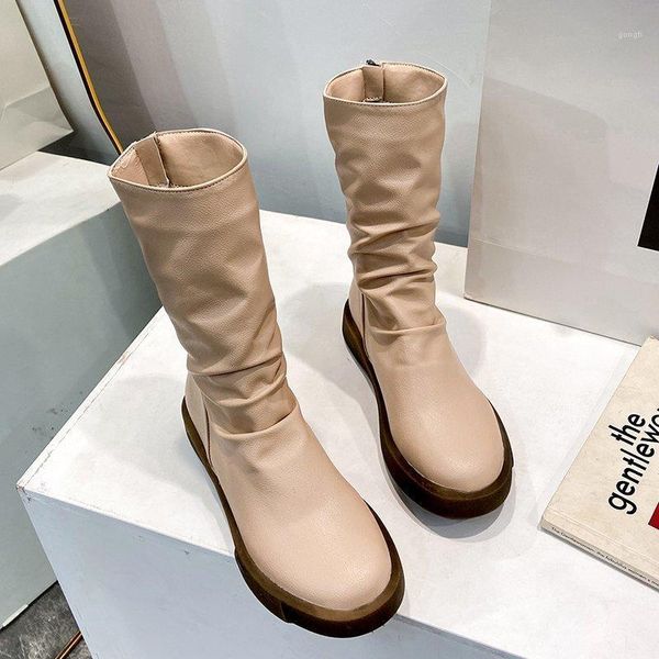 boots 2021 winter women combat platform gothic shoes soft leather punk fashion black warm fur mid calf1
boots 2021 winter women combat platform gothic shoes soft leather punk fashion black warm fur mid calf1