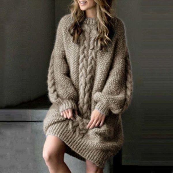 umeko new autumn and winter women's fashion long sleeves pure color casual o-neck knitting outfits sweater dress pullovers 201030, White
umeko new autumn and winter women's fashion long sleeves pure color casual o-neck knitting outfits sweater dress pullovers 201030, White