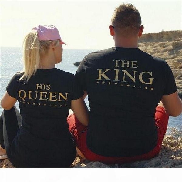 2017 king queen funny letters printed couples t-shirt women men tees hipster summer fashion clothing 4xl tshirt, White;black
2017 king queen funny letters printed couples t-shirt women men tees hipster summer fashion clothing 4xl tshirt, White;black