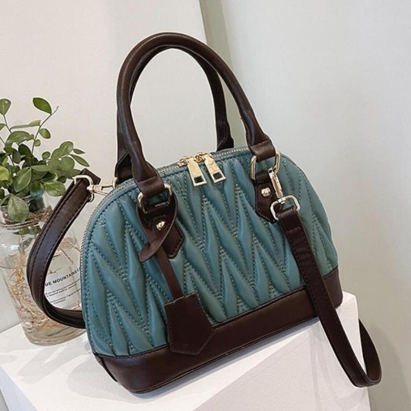 contrast color tote shell bag 2021 fashion new pu leather women's designer handbag vintage shoulder messenger bag
contrast color tote shell bag 2021 fashion new pu leather women's designer handbag vintage shoulder messenger bag