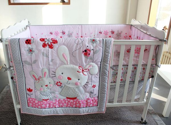 7pc crib infant room kids baby bedroom set nursery bedding pink rabit cot bedding set for newborn baby boy
7pc crib infant room kids baby bedroom set nursery bedding pink rabit cot bedding set for newborn baby boy