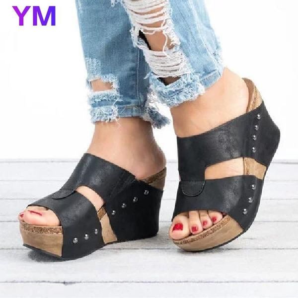 2021 new style sandals wedges heel high heel sandals for women summer casual slip-on fashion solid colors slippers, Black
2021 new style sandals wedges heel high heel sandals for women summer casual slip-on fashion solid colors slippers, Black