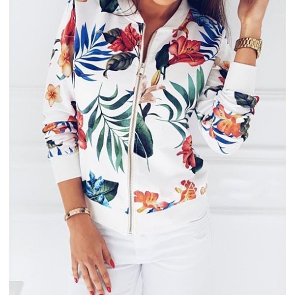 womens autumn casual slim fit floral printing stand collar long sleeve zippers front windbreaker ladies fashion bomber jackets1, Black;brown
womens autumn casual slim fit floral printing stand collar long sleeve zippers front windbreaker ladies fashion bomber jackets1, Black;brown