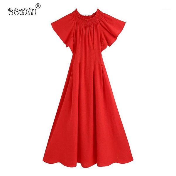 2020 women chic fashion red ruched long dress vintage wide elastic slash neck ruffled sleeve dresses female outfits1, Black;gray
2020 women chic fashion red ruched long dress vintage wide elastic slash neck ruffled sleeve dresses female outfits1, Black;gray