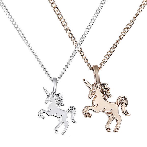 new fashion women unicorn horse pendant necklace plating chain choker christmas jewelry lovely gift ing, Silver
new fashion women unicorn horse pendant necklace plating chain choker christmas jewelry lovely gift ing, Silver