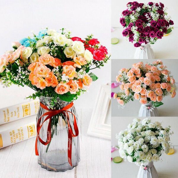 artificial silk fake rose flowers wedding party floral home 2 bouquet decor garden decorations valentine's day gift 6 colours1
artificial silk fake rose flowers wedding party floral home 2 bouquet decor garden decorations valentine's day gift 6 colours1