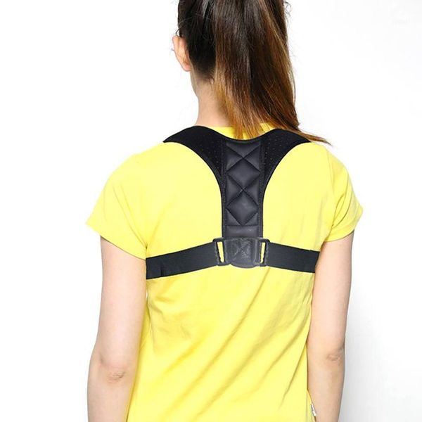 back support men women posture corrector strap brace shoulder spine lumbar adjustable orthopedic belt1, Black;blue
back support men women posture corrector strap brace shoulder spine lumbar adjustable orthopedic belt1, Black;blue