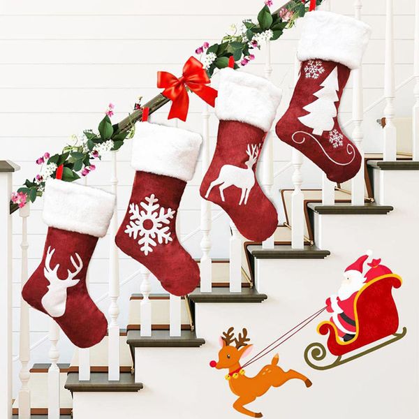 christmas gift candy stockings bags 2020 xmas snowflake elk tree socks christmas ornament decorations for home navidad party fireplace decor
christmas gift candy stockings bags 2020 xmas snowflake elk tree socks christmas ornament decorations for home navidad party fireplace decor
