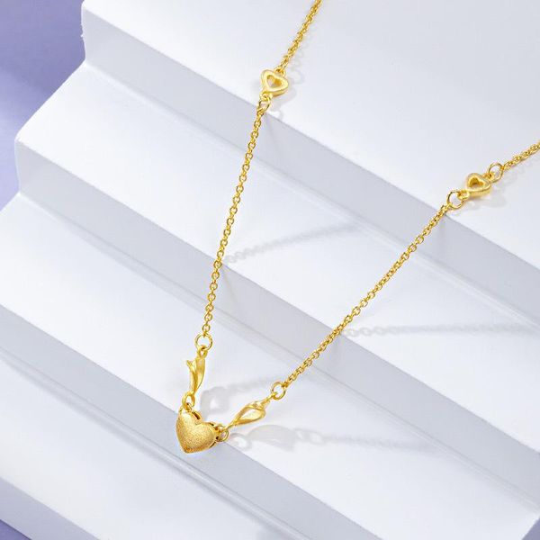 chains 24k gold necklace pendant for women vintage heart-shaped clavicle fine jewelry female chain wedding engagement gift, Silver
chains 24k gold necklace pendant for women vintage heart-shaped clavicle fine jewelry female chain wedding engagement gift, Silver