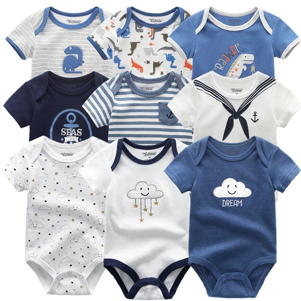 8pcs/set baby clothes newborn body boy girl rompers clothing cotton jumpsuits short sleeve baby clothing roupas de bebes 201028, Blue
8pcs/set baby clothes newborn body boy girl rompers clothing cotton jumpsuits short sleeve baby clothing roupas de bebes 201028, Blue