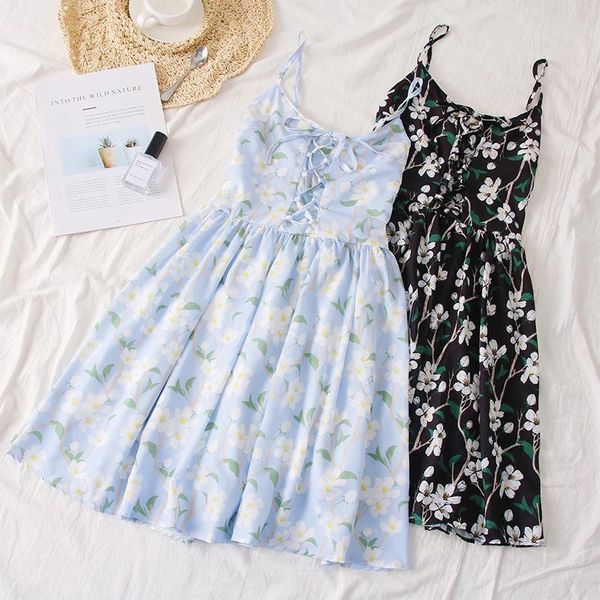singrain bohemian chiffon print dress strap lace up beach vintage floral sundress a line female korean print dress, Black;gray
singrain bohemian chiffon print dress strap lace up beach vintage floral sundress a line female korean print dress, Black;gray