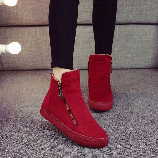women winter plush warm ankle snow boots with zippers ladies fur platform shoes woman comfort thick sold black botas mujer y200115
women winter plush warm ankle snow boots with zippers ladies fur platform shoes woman comfort thick sold black botas mujer y200115
