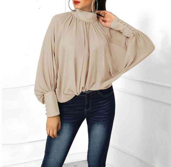 blouses women's & shirts women chiffon turtleneck lantern sleeve blouse shirt ladies perspective elegant office lady spring work 2jts, White
blouses women's & shirts women chiffon turtleneck lantern sleeve blouse shirt ladies perspective elegant office lady spring work 2jts, White