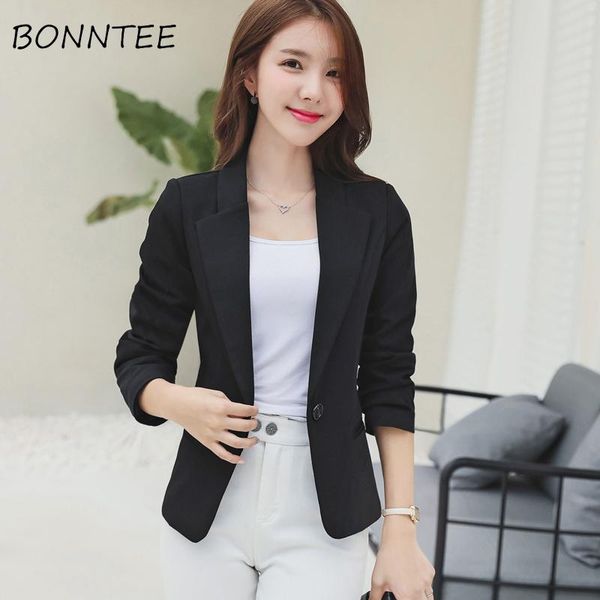 blazers women slim elegant solid simple office ladies korean style long sleeve single button daily womens casual fashion work, White;black
blazers women slim elegant solid simple office ladies korean style long sleeve single button daily womens casual fashion work, White;black