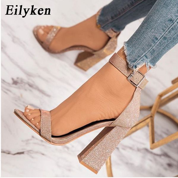 eilyken 2020 new summer open-toed high heels women sandals heels ankle buckle strap fashion casual ladies shoes 0928, Black
eilyken 2020 new summer open-toed high heels women sandals heels ankle buckle strap fashion casual ladies shoes 0928, Black