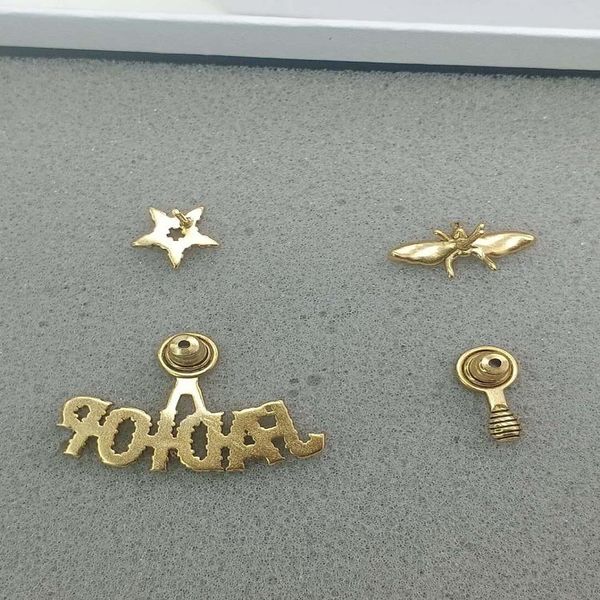 dijia d's fashion asymmetric bee same bronze earrings, Golden
dijia d's fashion asymmetric bee same bronze earrings, Golden