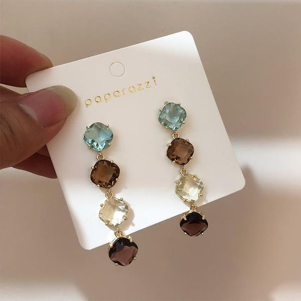 dangle & chandelier korea design fashion jewelry simple long string square color clear crystal earring luxury wedding party earrings fjor wo, Silver
dangle & chandelier korea design fashion jewelry simple long string square color clear crystal earring luxury wedding party earrings fjor wo, Silver