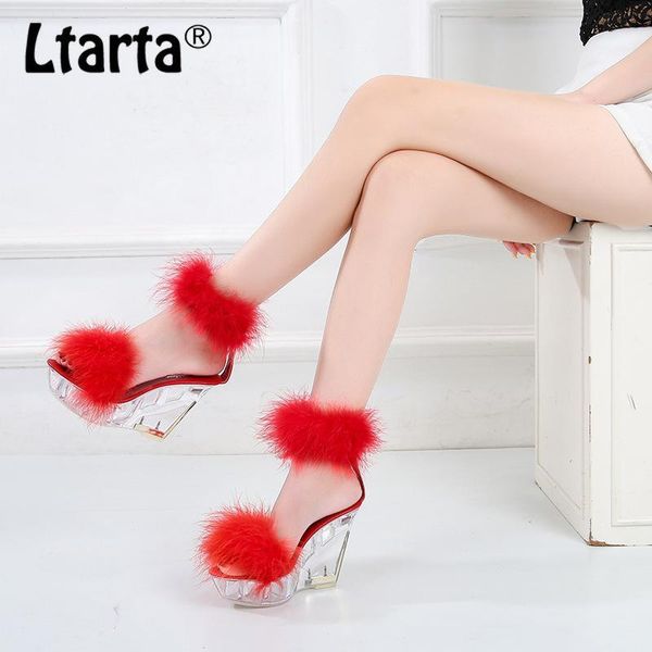 sandals ltarta 2021 wedge nightclub high heels fur banquet women's shoes catwalk pole dance crystal bottom lfd-1101-111, Black
sandals ltarta 2021 wedge nightclub high heels fur banquet women's shoes catwalk pole dance crystal bottom lfd-1101-111, Black
