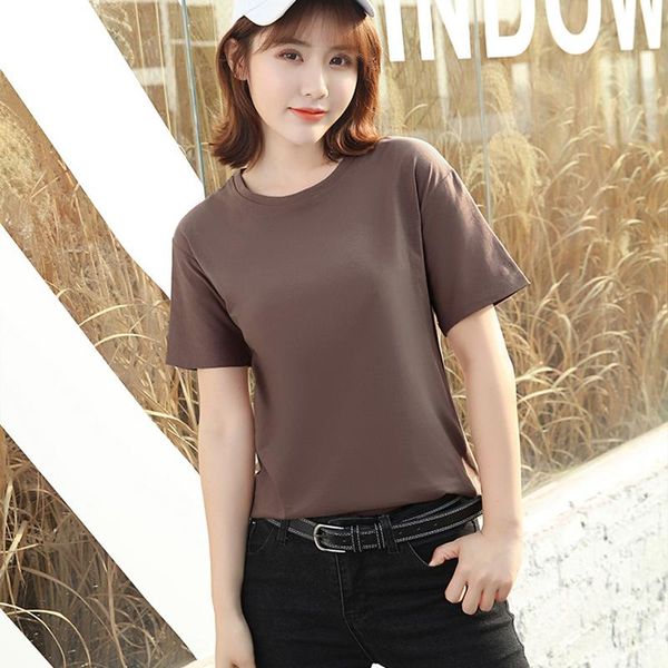 women tshirt cotton casual t shirt for lady girl tee short sleeve o-neck femme drop ship 2020 spring summer, White
women tshirt cotton casual t shirt for lady girl tee short sleeve o-neck femme drop ship 2020 spring summer, White