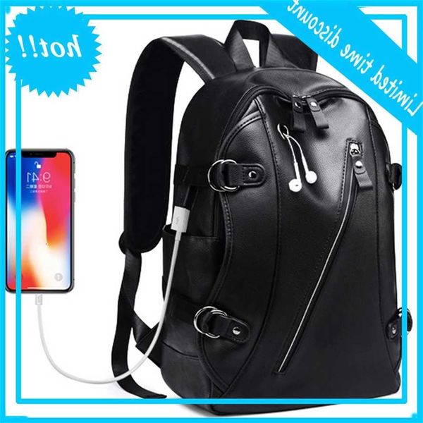 backpack men great capacity travel fashion trend students'schooltas pu leather band middle school classes
backpack men great capacity travel fashion trend students'schooltas pu leather band middle school classes