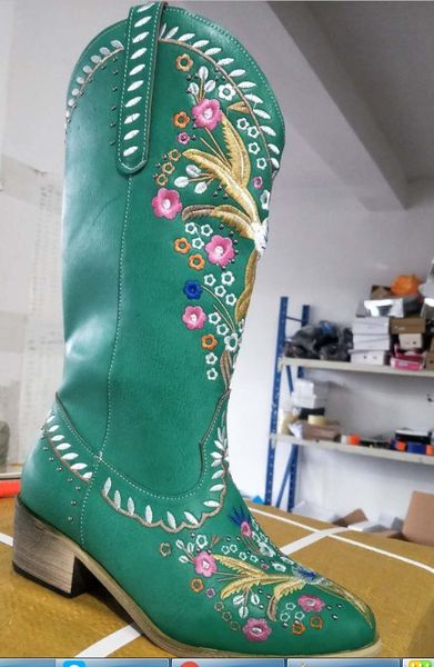boots classic embroidered western cowboy for women leather cowgirl low heels shoes woman mid calf botas mujer, Black
boots classic embroidered western cowboy for women leather cowgirl low heels shoes woman mid calf botas mujer, Black