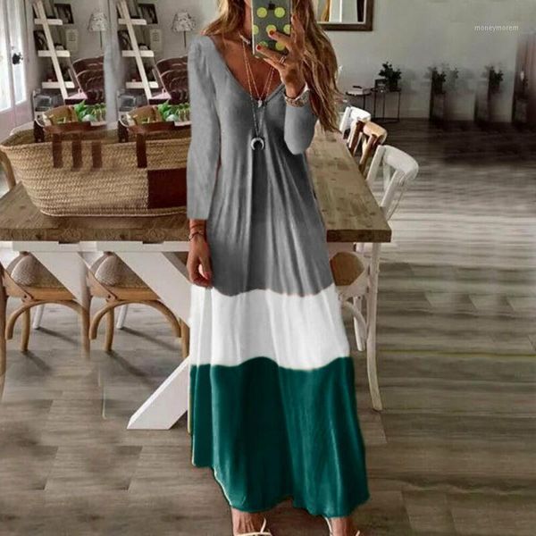 casual dresses maxi dress women color block patchwork long sleeve daily autumn v neck draped fit and flare streetwear1, Black;gray
casual dresses maxi dress women color block patchwork long sleeve daily autumn v neck draped fit and flare streetwear1, Black;gray