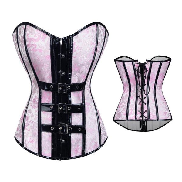 bustiers & corsets steampunk corset gothic women jacquard clothes plastic boned buckled bustier burlesque overbust lace up lingerie sha, Black;white
bustiers & corsets steampunk corset gothic women jacquard clothes plastic boned buckled bustier burlesque overbust lace up lingerie sha, Black;white