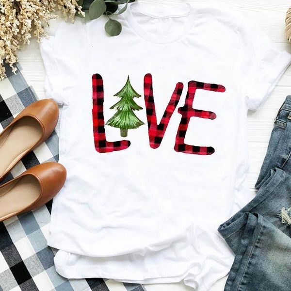 women lady plaid tree letter mujer camisetas trend 90s merry christmas tshirt female graphic clothes shirt t tee t-shirt, White
women lady plaid tree letter mujer camisetas trend 90s merry christmas tshirt female graphic clothes shirt t tee t-shirt, White